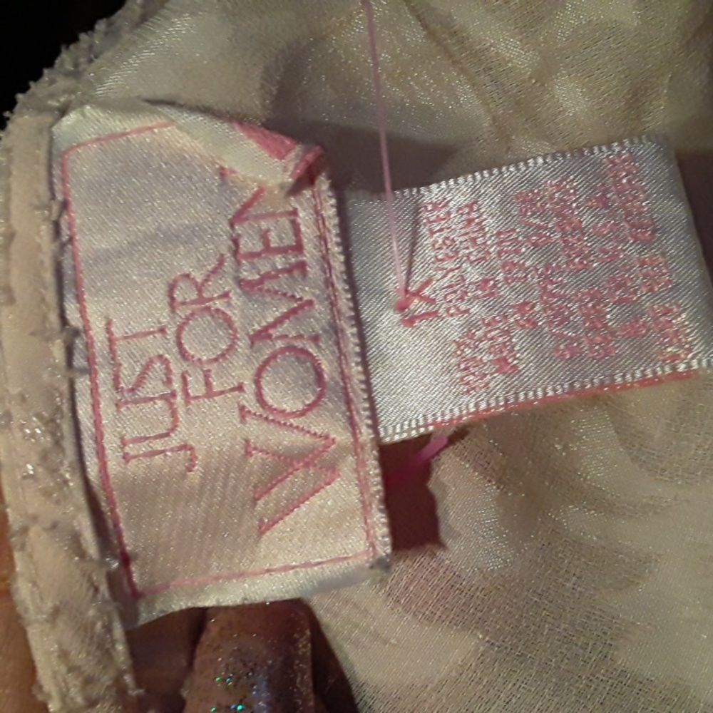 1X Pink Just For Women Girly, Flirty Gorgeous Lingerie Nightgown - Picture 15 of 15